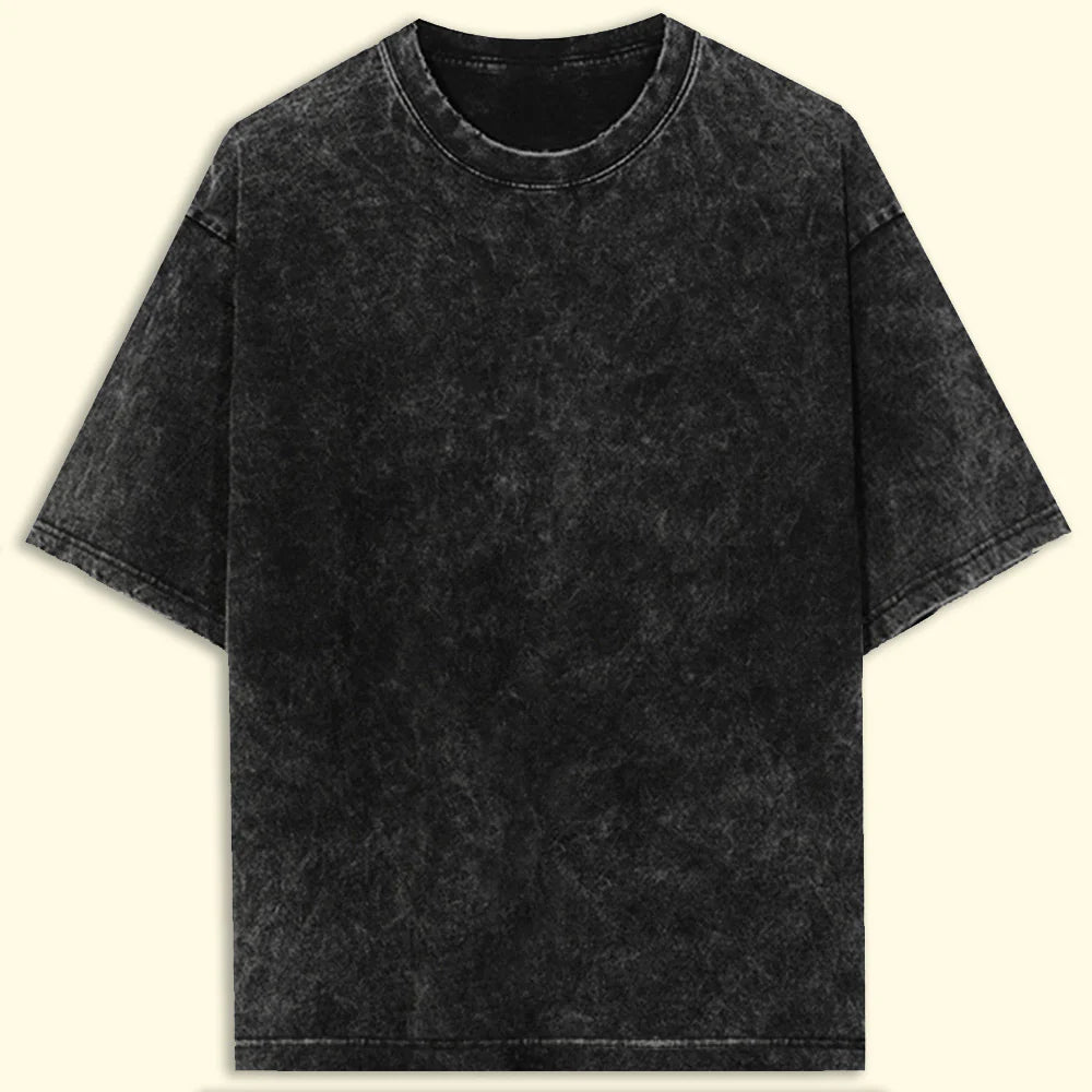 Acid Wash Oversized T-Shirt | Vintage Black Streetwear