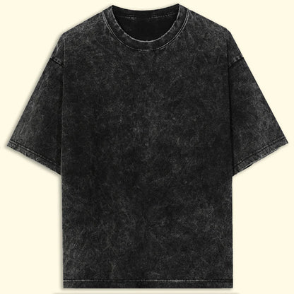 Acid Wash Oversized T-Shirt | Vintage Black Streetwear
