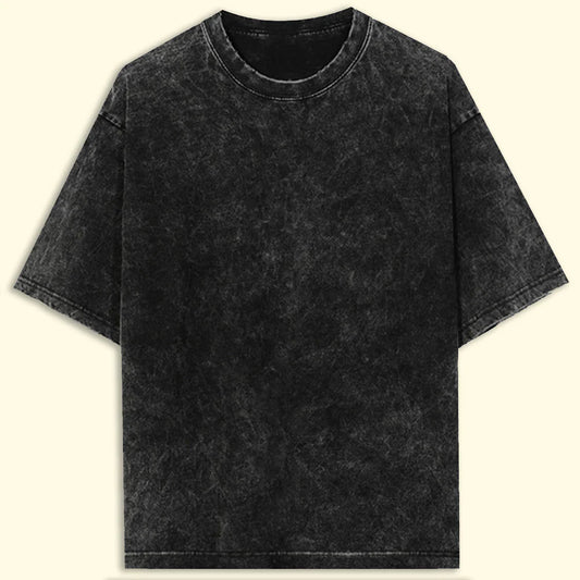 Acid Wash Oversized T-Shirt | Vintage Black Streetwear
