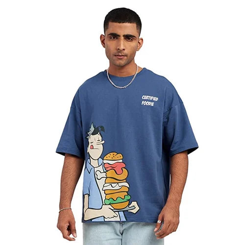 Certified Foodie Oversized T-Shirt | Graphic Streetwear Tee